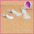 New fashion S925 silver chain tassel with clock-shape cap for diy jewelry